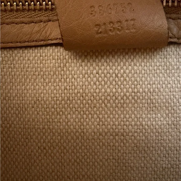 Gucci Tan Leather SoHo Flap Crossbody Bag - Picture 12 of 15